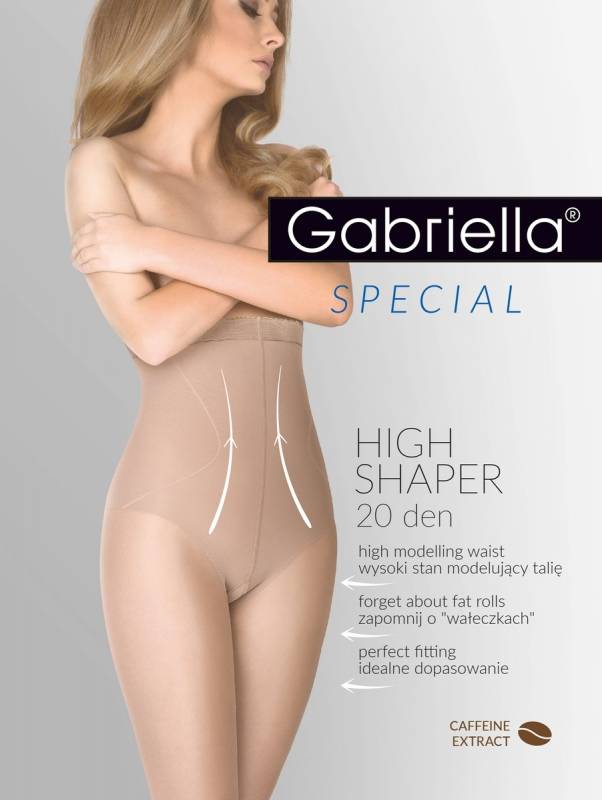 Gabriella High Shaper sukkahousut beige