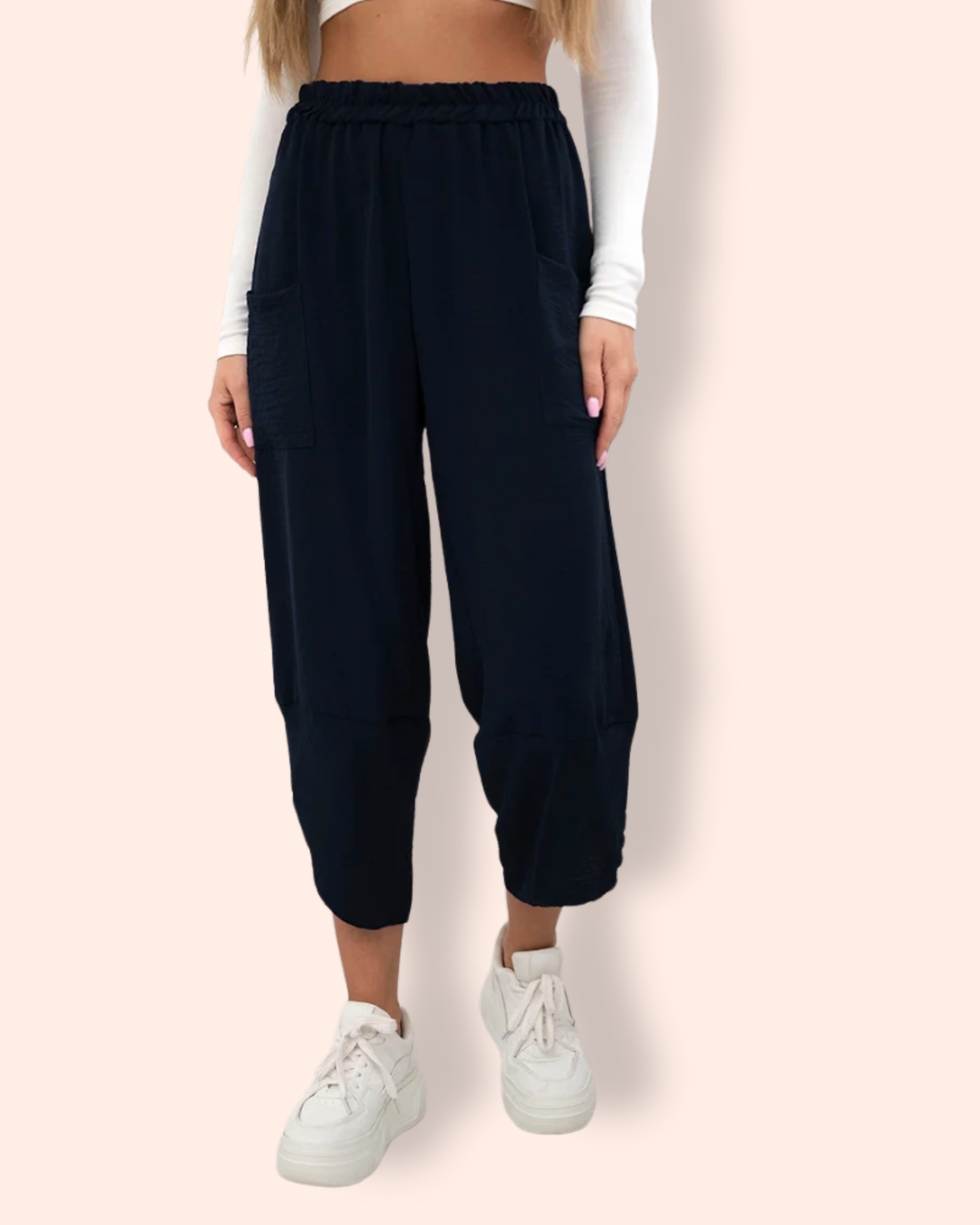 ARIEL haaremihousut navy