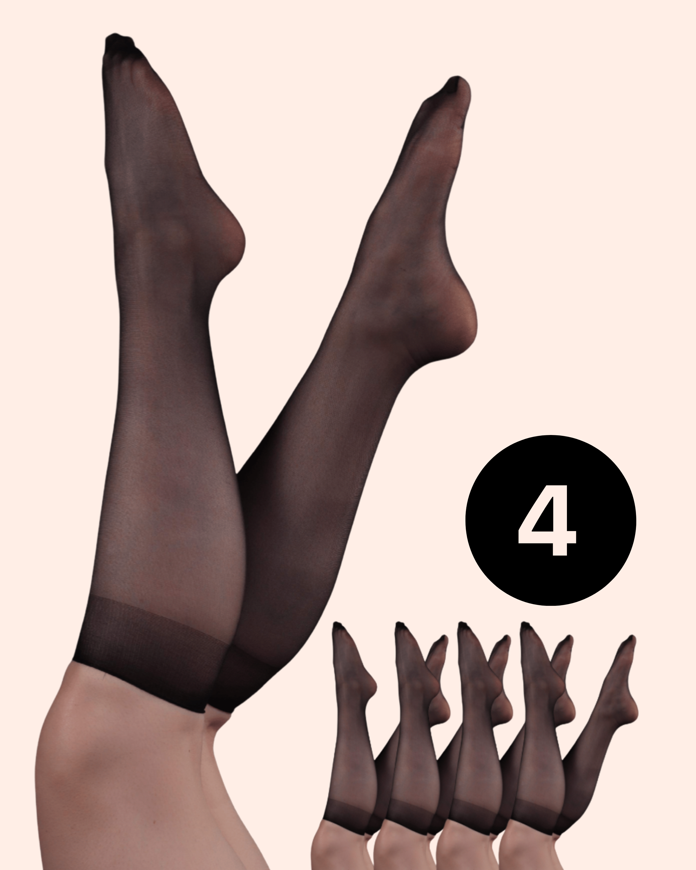Gatta Heaven 8 den polvisukat 4 pack