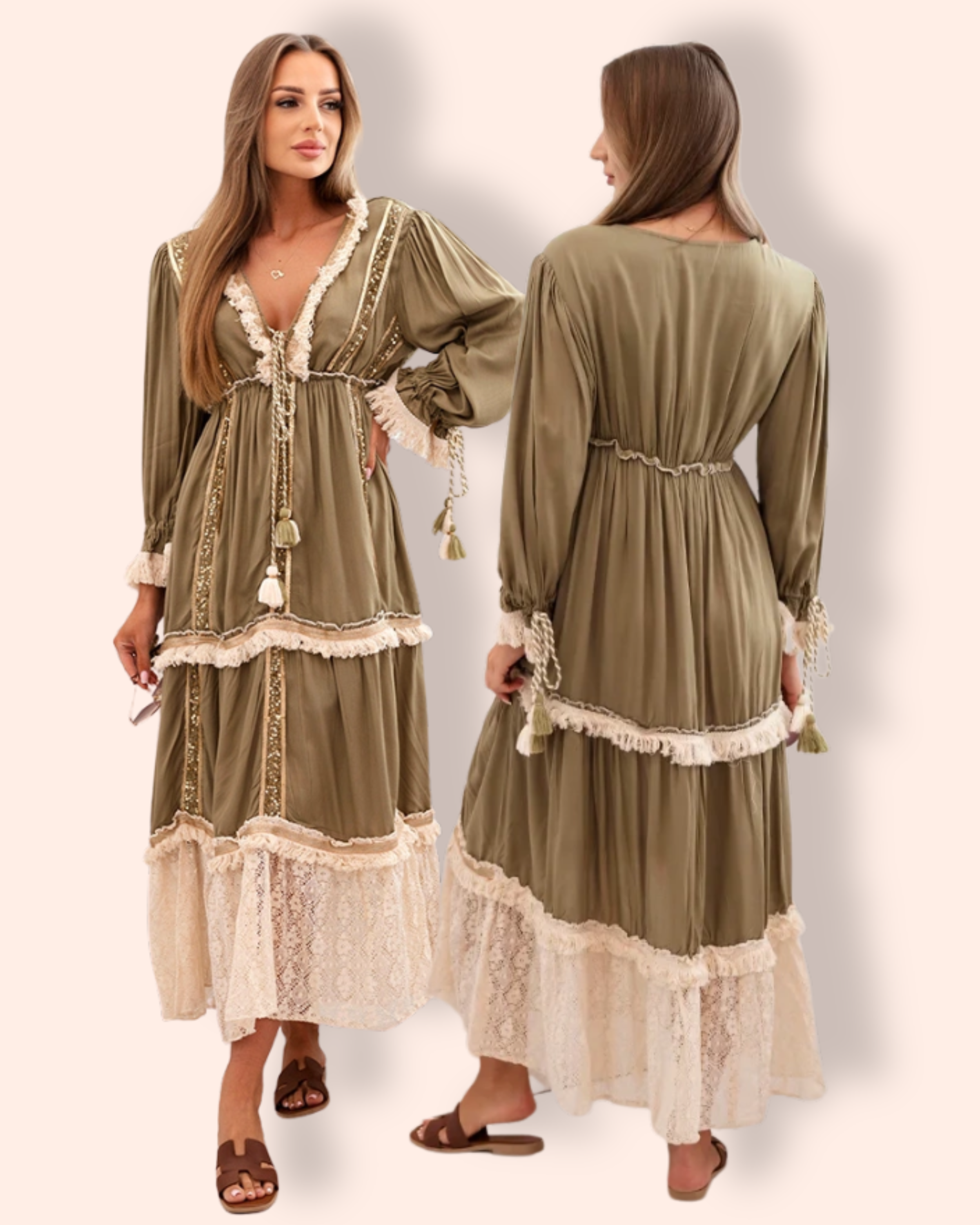 HAZEL bohomekko khaki