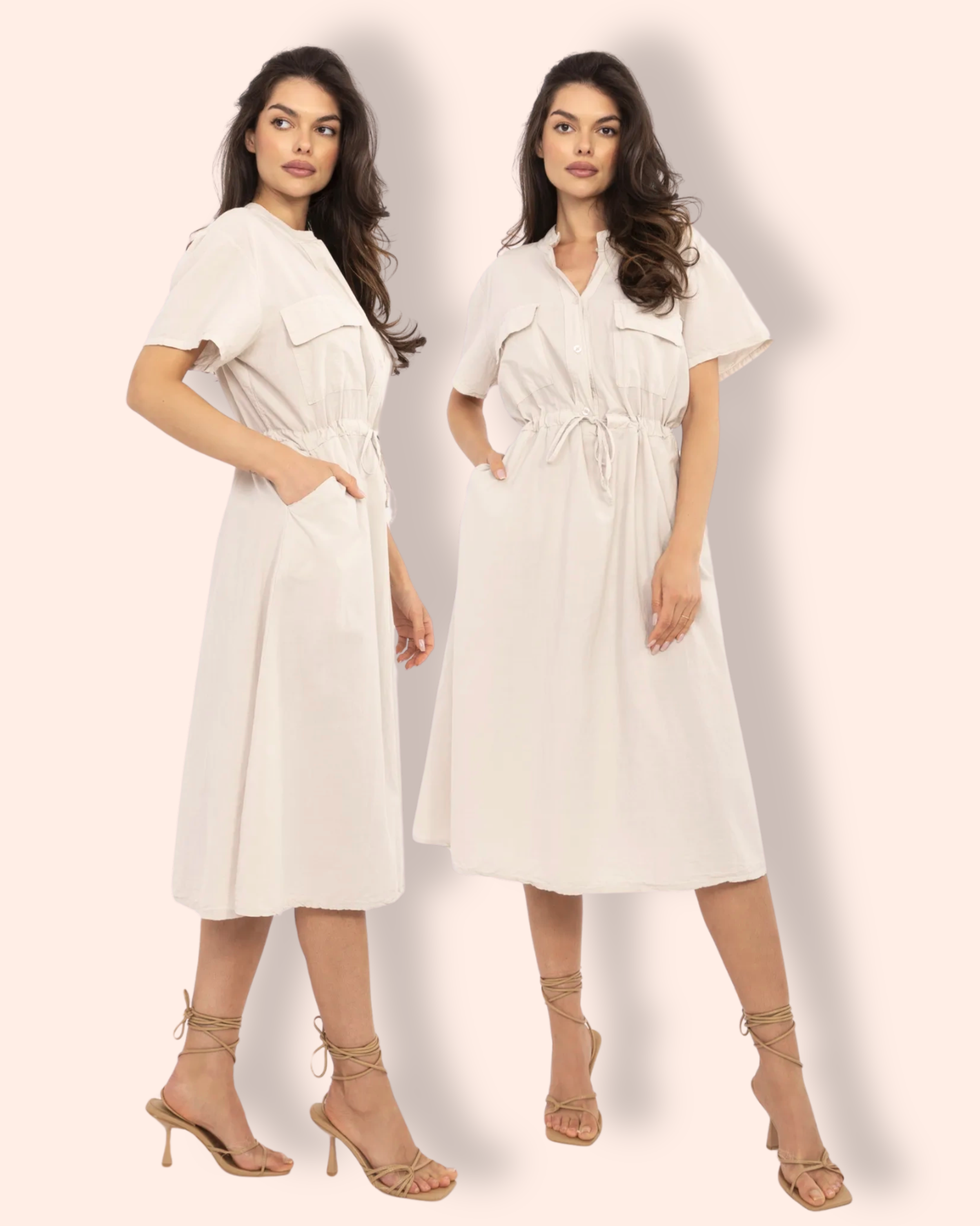 HELENA paitamekko beige