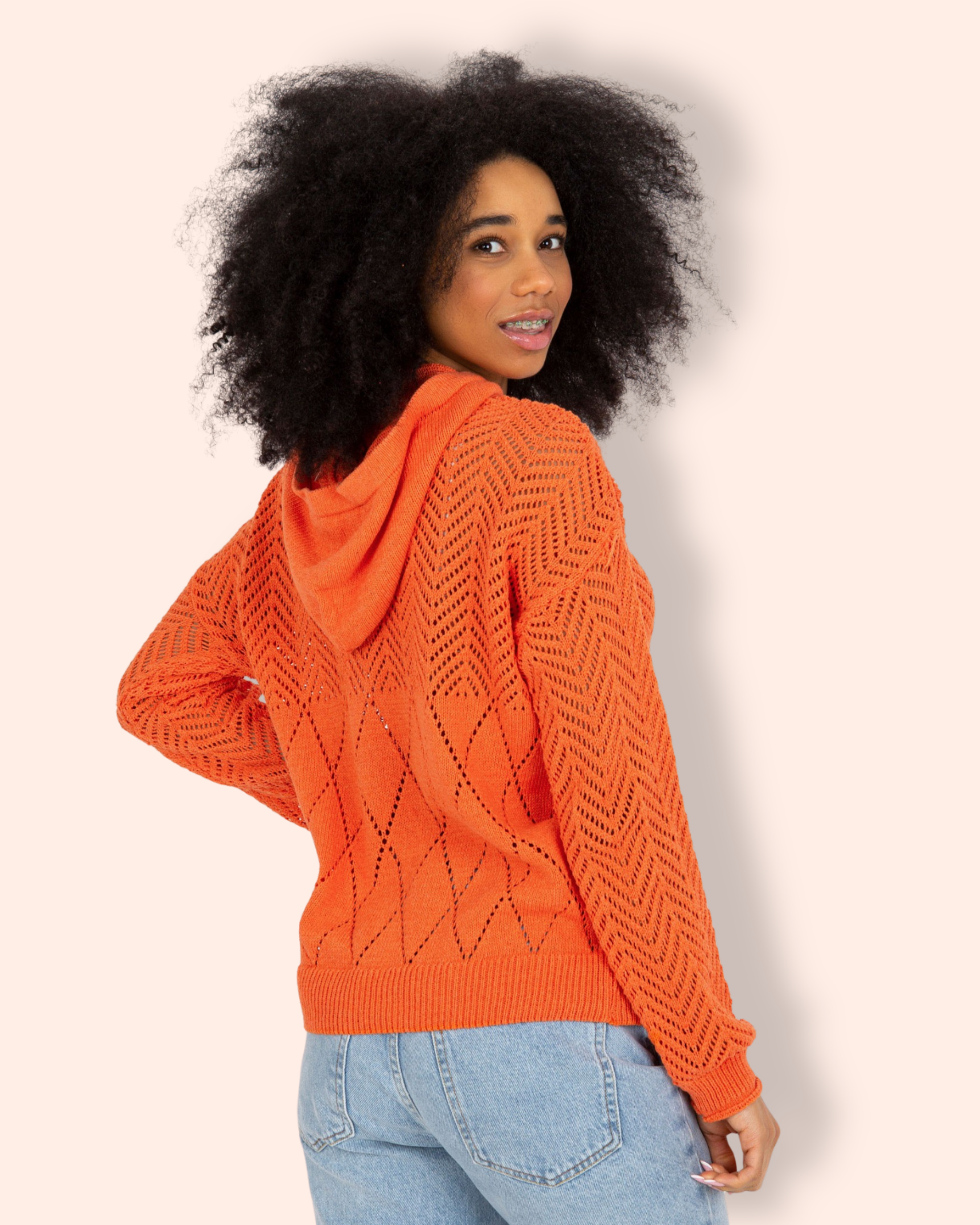 LOTTE Summer Knit neule oranssi