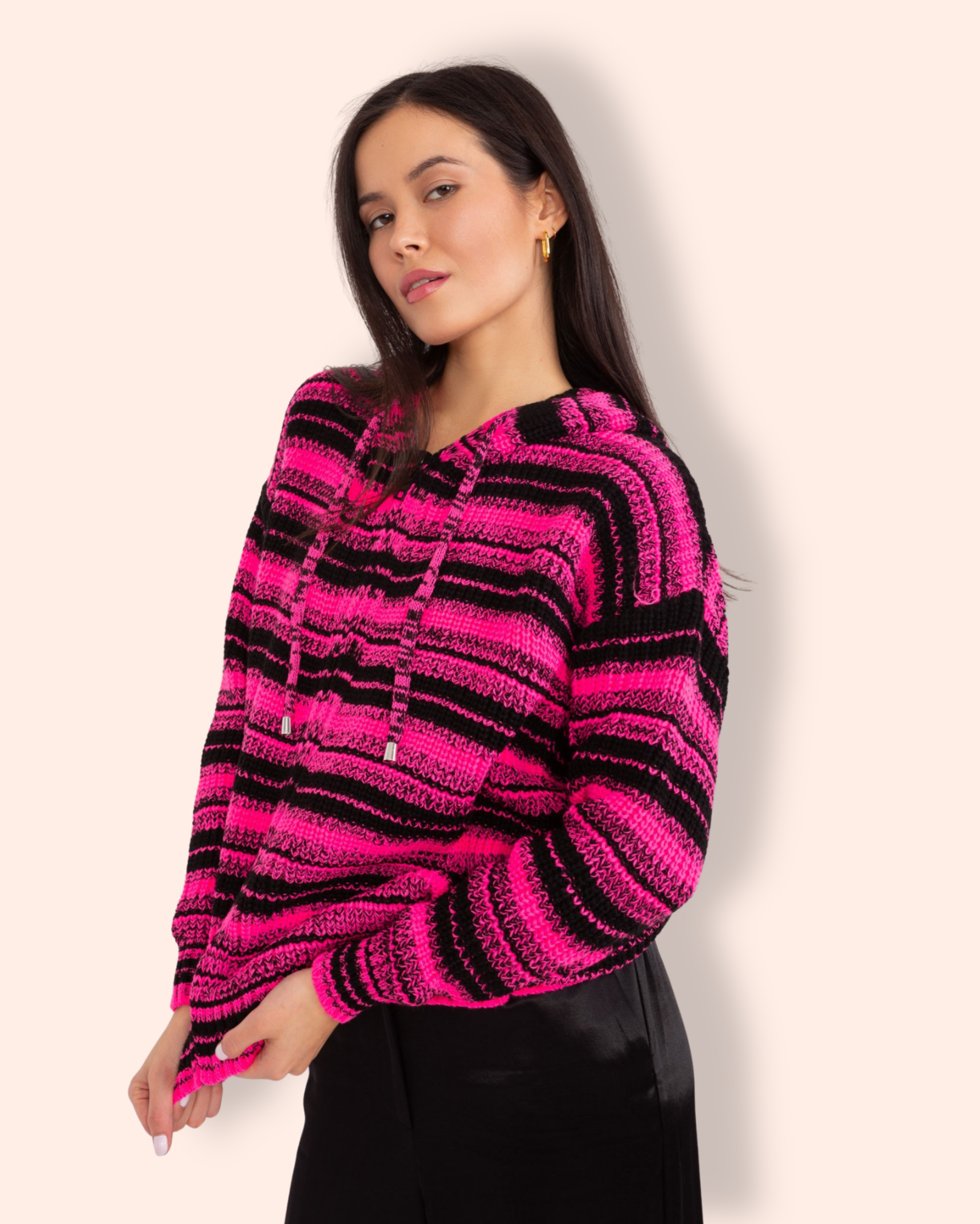 PIRTA Summer Knit neuletakki pinkki