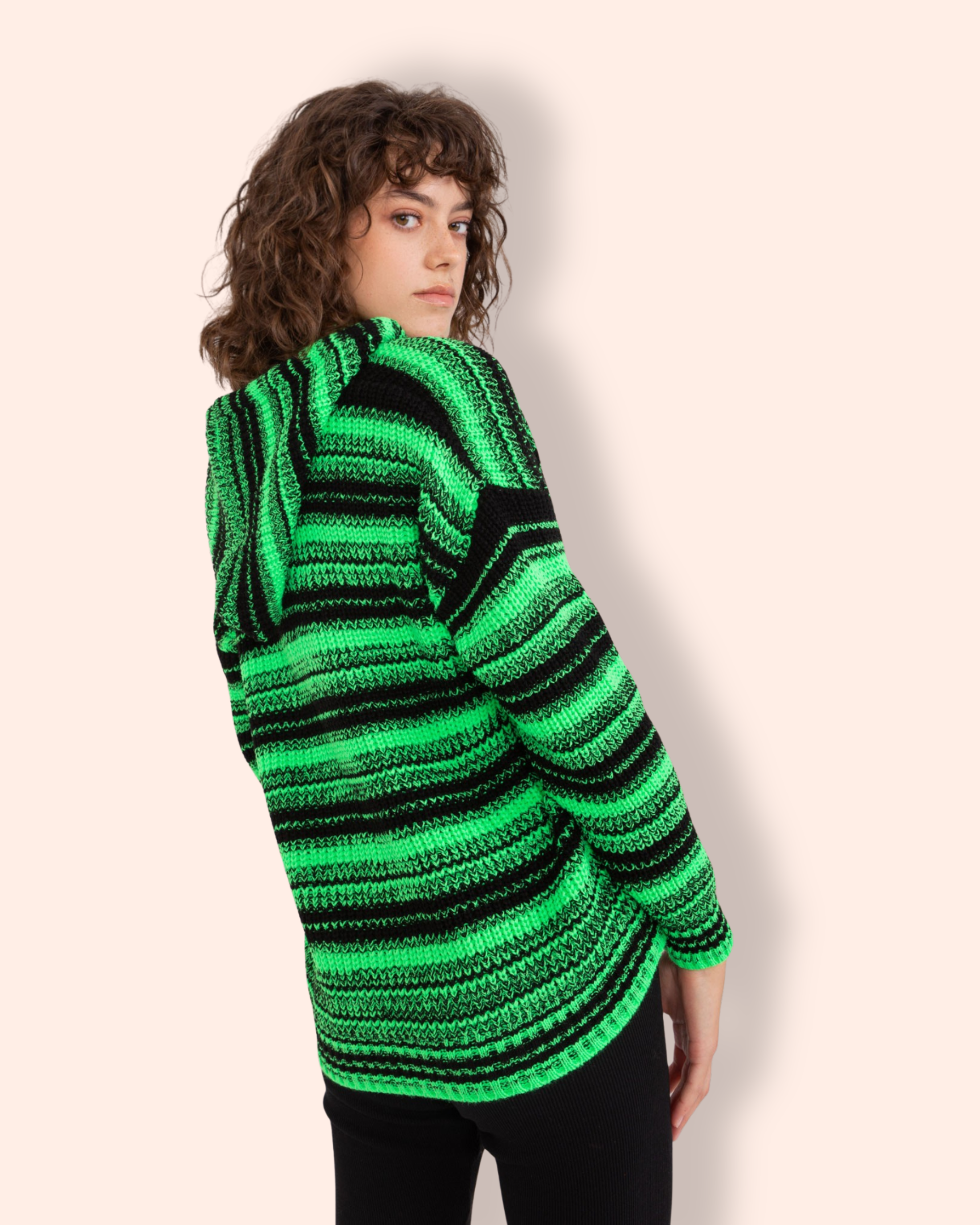 PIRTA Summer Knit neuletakki vihreä