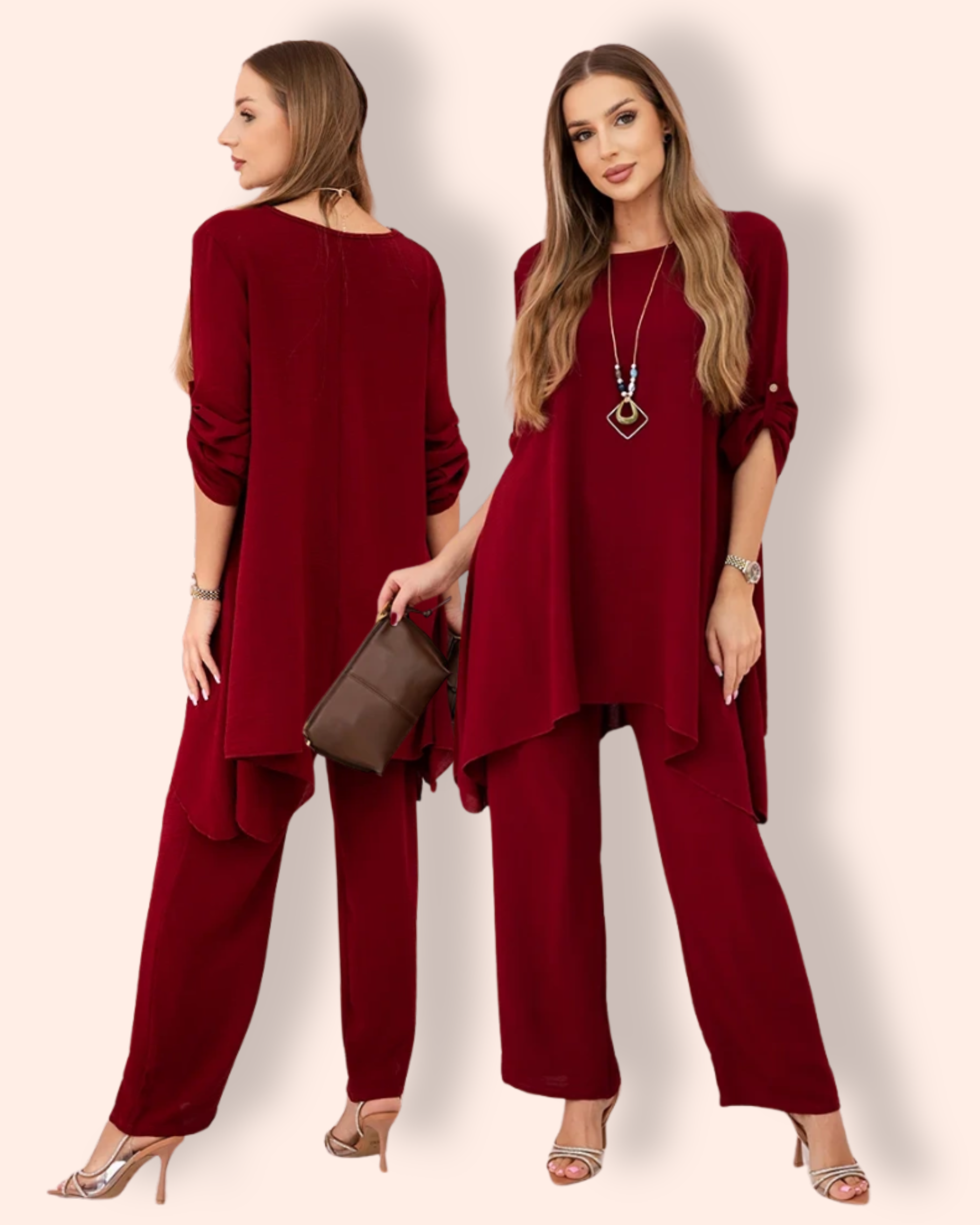SOFIA setti burgundy