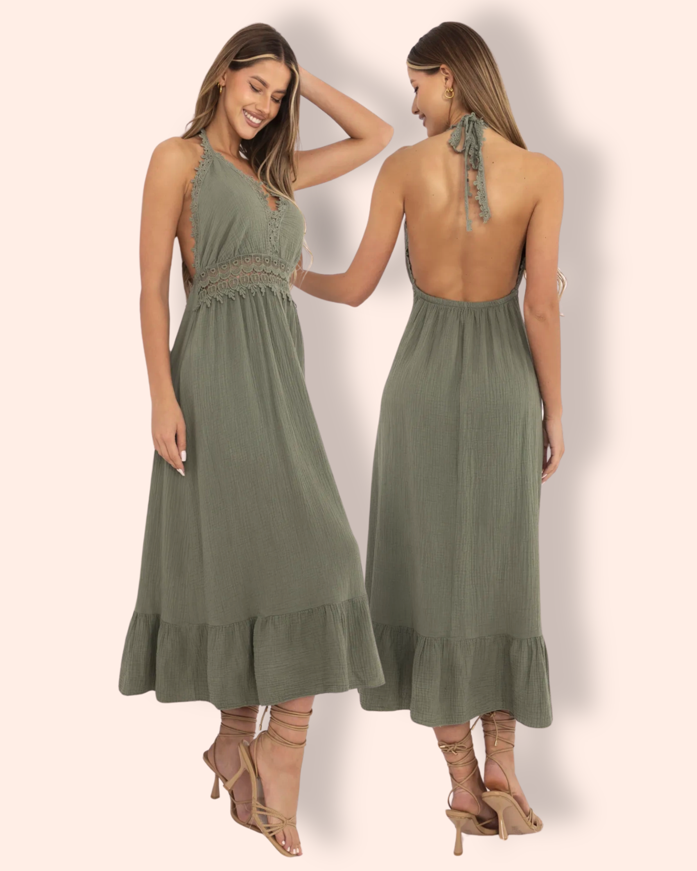 THEA musliinimekko khaki