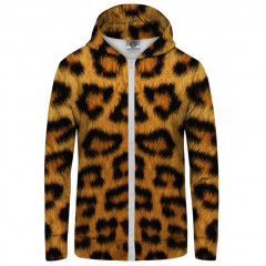 Mr Gugu Leopard Spots zip-up hoodie