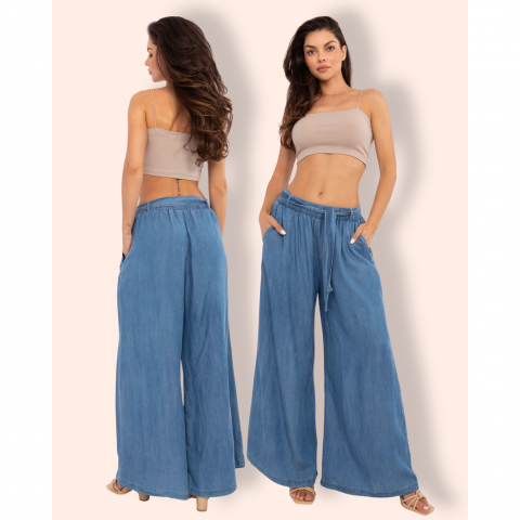 RONJA palazzo housut denim