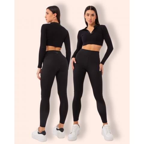 INEZ ribbileggingsit musta