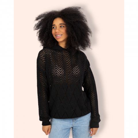 LOTTE Summer Knit neule musta