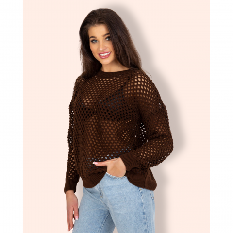 MIRELLA Summer Knit neule ruskea