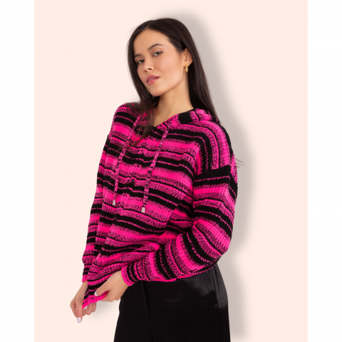 PIRTA Summer Knit neuletakki pinkki