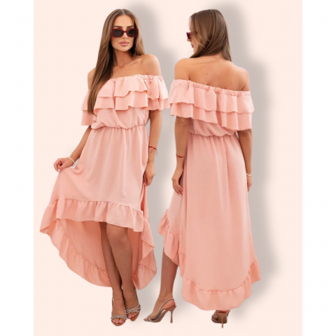 PENELOPE mekko peach pink