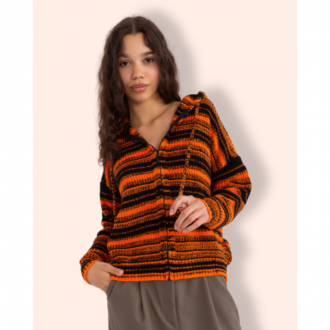 PIRTA Summer Knit neuletakki oranssi