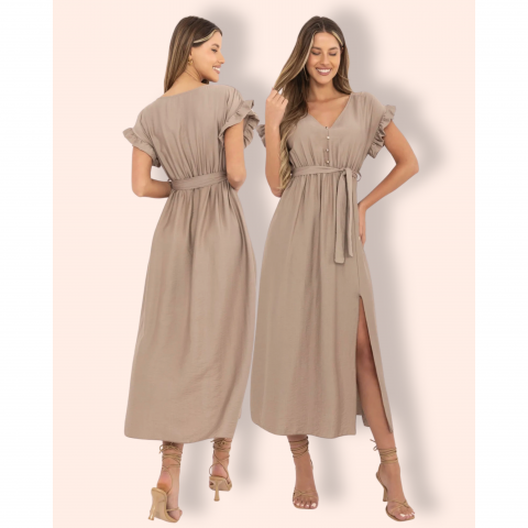 ELLIS midimekko beige