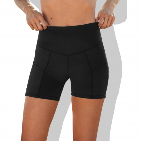 YM Sport Shorts mustat shortsit